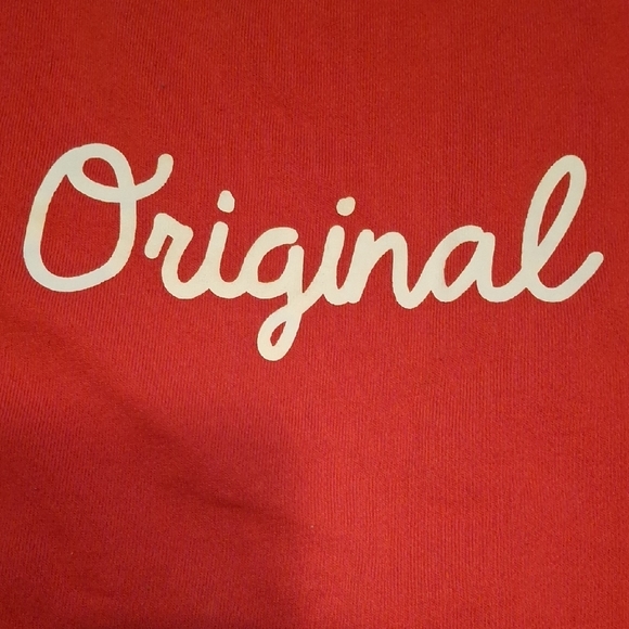 GAP Bold Red Crewneck Sweatshirt - Picture 3 of 5